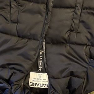 Garage puffer coat